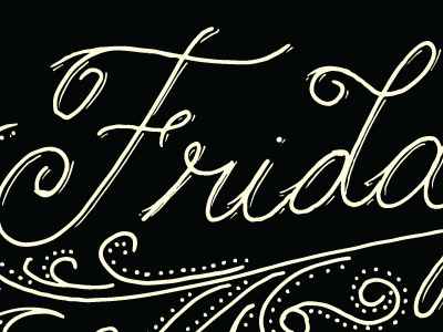 Friday design illustration lettering logo type typography vector