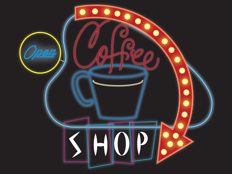 Coffee Shop Animation by Johnathon Burns on Dribbble