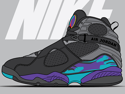 Air Jordan 8 2015 by Johnathon Burns on Dribbble