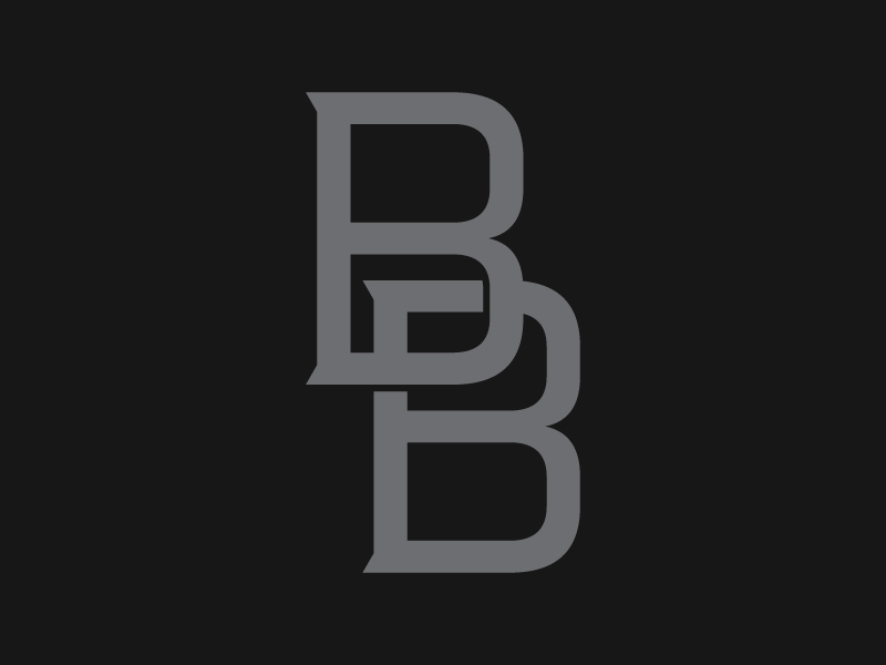 Double B Monogram By Johnathon Burns On Dribbble