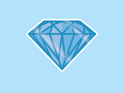 Diamond badge diamond logo mark patch sticker stone