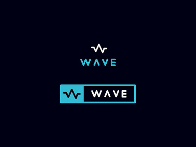 Wave Logo audio logo patch tech wave