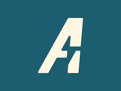 Amped A branding illustration lettering logo type