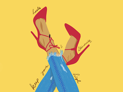 High heels and Standards illustration