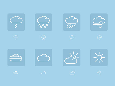 Weather Icon Set - FREE DOWNLOAD download free iconography icons line vector weather