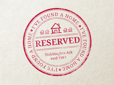Rubber Stamp "Reserved" home reserved rubber stamp texture ui