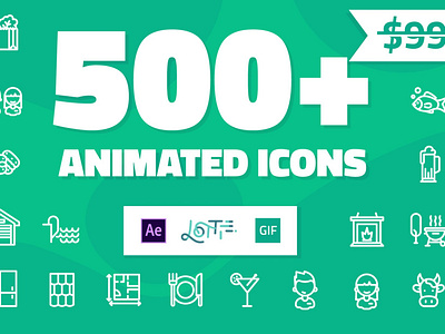 500 Animated Icons
