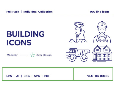 Building and Construction Icons Set