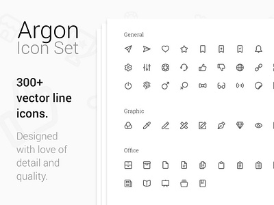 Argon 300+ Premium Vector Line Icons branding dashboard design flat icons graphic design icon icons icons design logo social media startup icon vector vector art vector illustration vectorart vectors