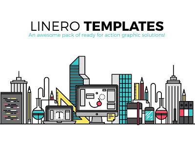 Linero Templates branding dashboard design flat icons graphic graphic design graphics icon icons icons design line logo social media startup icon template template design templates temple