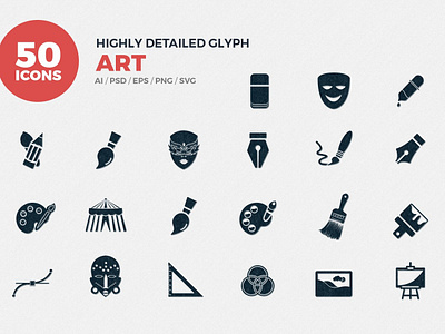 Glyph Icons Art Set