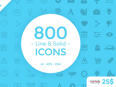 800 Line & Solid Icons branding dashboard design flat flat icons graphic design icon icons icons design line icon logo logo branding logo design social media solid icons startup startup icon