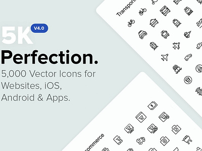 5,000 Perfect Icons. *NEW v4.0 branding dashboard design flat flat icons graphic design icon icons icons design logo logo branding logo design perfect icons social media startup startup icon