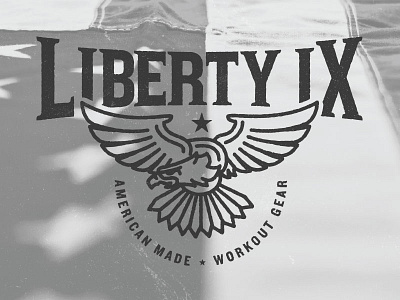 LibertyIX american americana eagle liberty logo vintage