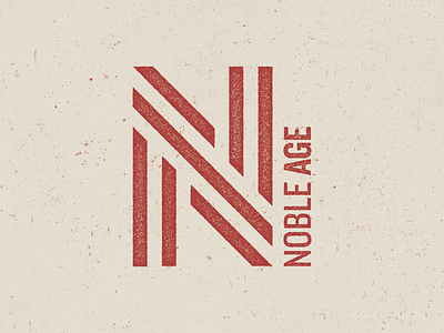 Noble Age Logo band lines logo n