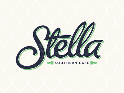 Stella Southern Cafe biscuits branding breakfast cafe logo logo restaurant southern type typography