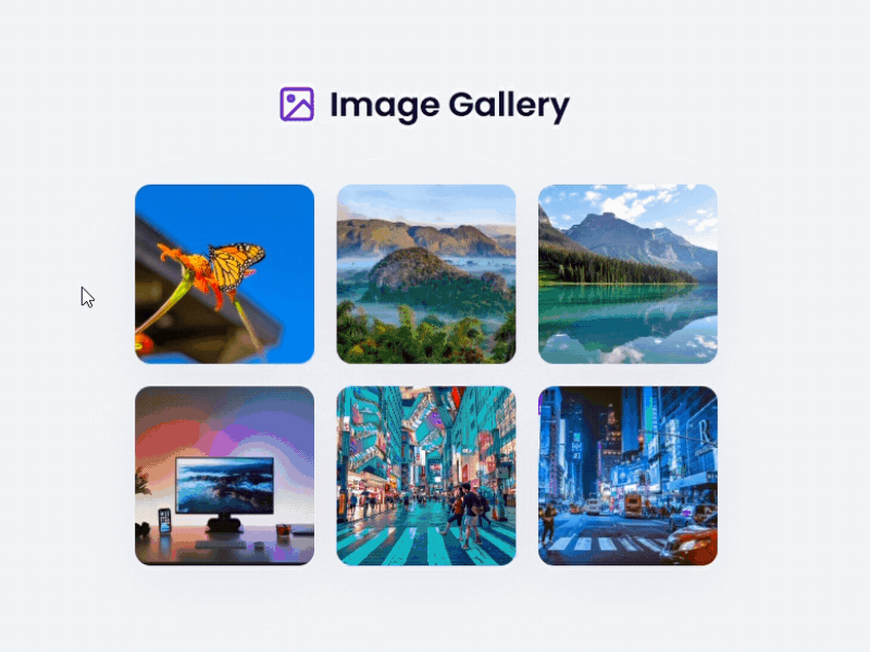 Clickable Lightbox Image Gallery