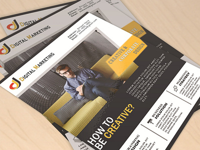 Flyer branding brouchure business design flyer illustration logo promotion flyer typography