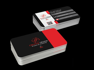 Graphic Designer Visiting Card branding busniesscard design graphic design graphic card logo promotional card typography