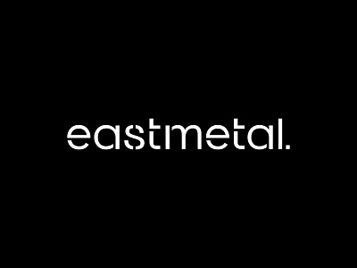 eastmetal behance project black logo brand identity brutalism clean logo clear fresh good logo logo logo awesome logo design logo inspiration logotype logotype design metal metal logo metallurgy minimal simple logo typogaphy