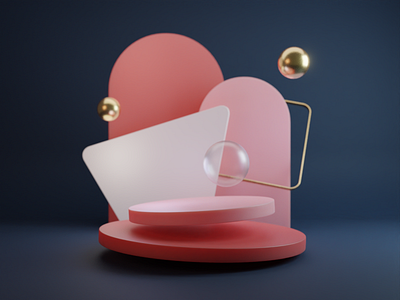 Abstract 3D Scene