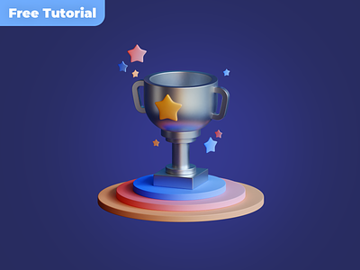 Tutorial / Creating a 3D cup with gradient in Blender 3d artist 3d icon 3d render 3d tutorial blender blender 3d chrome cute icon cycles gradient tutorial