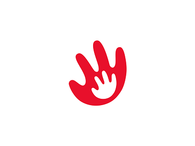 Parenthood / Logo concept child child care child care logo child logo children hand hand logo hands logo logo design logo designer logos logotype logotype design nazariy dudnik parents parents logo red logo лого логотип