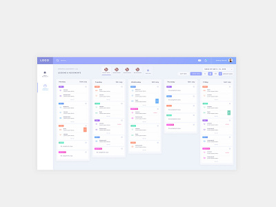 UI Dashboard Kanban view ui ui design uidesign uiux userinterface webdesign