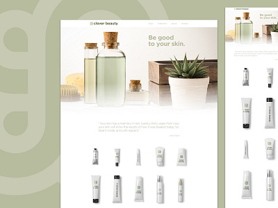 Webdesign For Clever Beauty webdesign