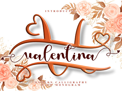 Love Valentina font fontdesign fonts handlettering handwritten lettering popularfont