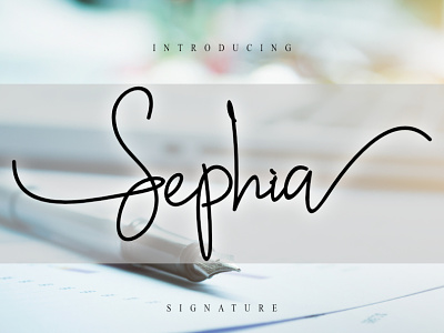 Sephia font fontdesign fonts fontstyle graphicdesign handlettering handwritten lettering popularfont typedesign