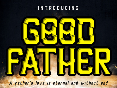 Good Father apparel handlettering magazine