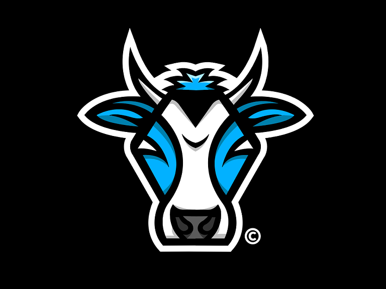 Cow Mascot Logo By Nauxas On Dribbble 3636