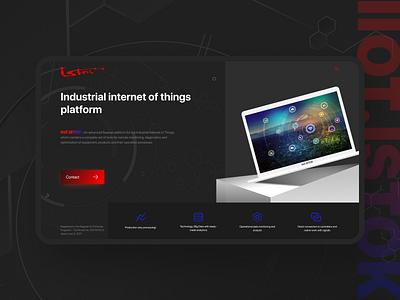 Сompany home web page industrial internet of things app branding color design illustration ios logo tab ui ux web