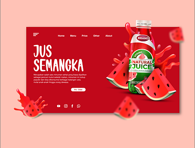 Landing page fruit brand branding clean ui design illustration iphone iphone app landing page onboarding product uiux design uiuxdesign