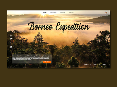 Landing Page Borneo Expedition