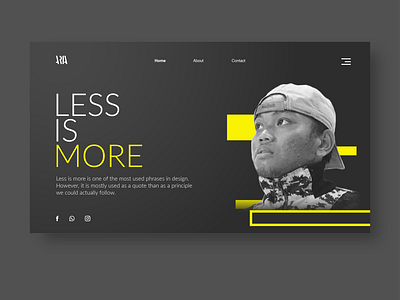 Landing page personal branding