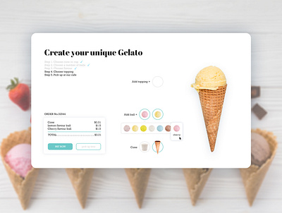 Gelato website concept. Part 2 design ui uidesign uidesigner uitrends uiux uiwebsite ux uxdevelopment website