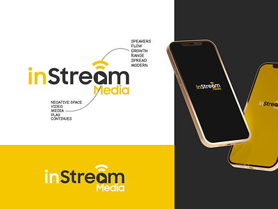 inStream Media Logo Design