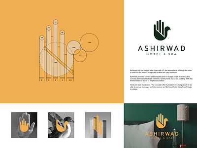 Ashirwad Hotel & Spa Logo brand design branding design graphic design hotelbranding hotellogo identity illustrator logo logo design logoawesome logohexa logowork spalogo