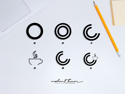 Coffee Cafe Logo branding design flat identity illustration illustrator logo vector
