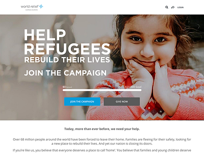 World Relief P2P design website