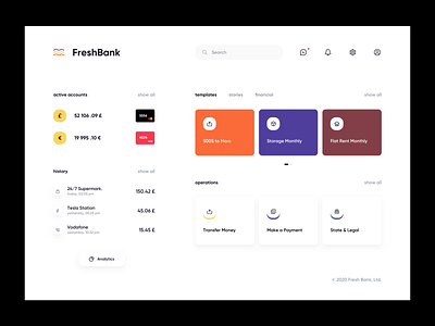 Bank Web App clean dashboard dashboard app dashboard ui minimalistic ui ux web web app web design website