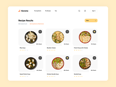 Gorama – Recipe Finder