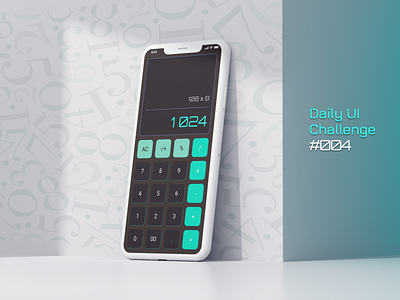 Daily UI Challenge 004 Calculator calculator calculator ui dailyui dailyui004 design figma interface numbers ui ux web design