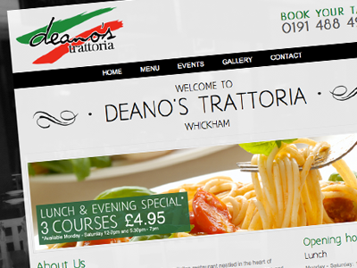 Deanos design development web web design