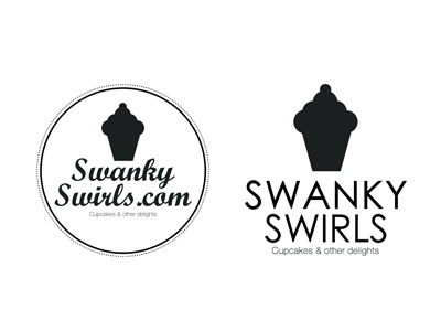 Swanky Swirls brand branding design identity logo logo design