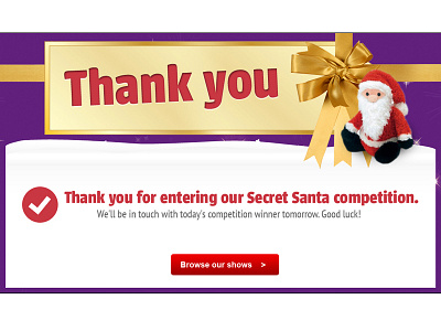 Secret Santa christmas competition confirmation secret santa