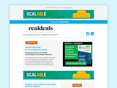 Email design for Real Deals email email design newsletter responsive responsive design