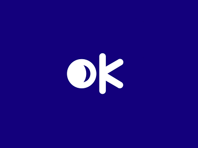 oK design graphic design icon illustration logo minimal type typography vector